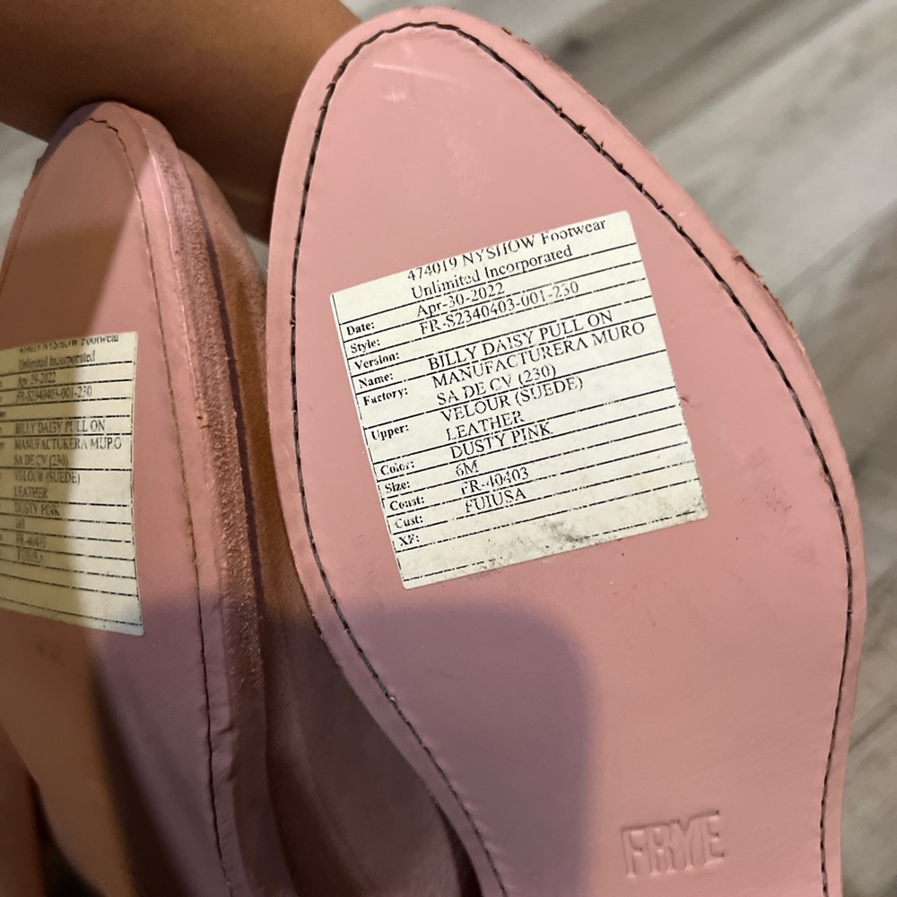 Frye Pink Suede Cowboy Boots - Picture 8 of 10